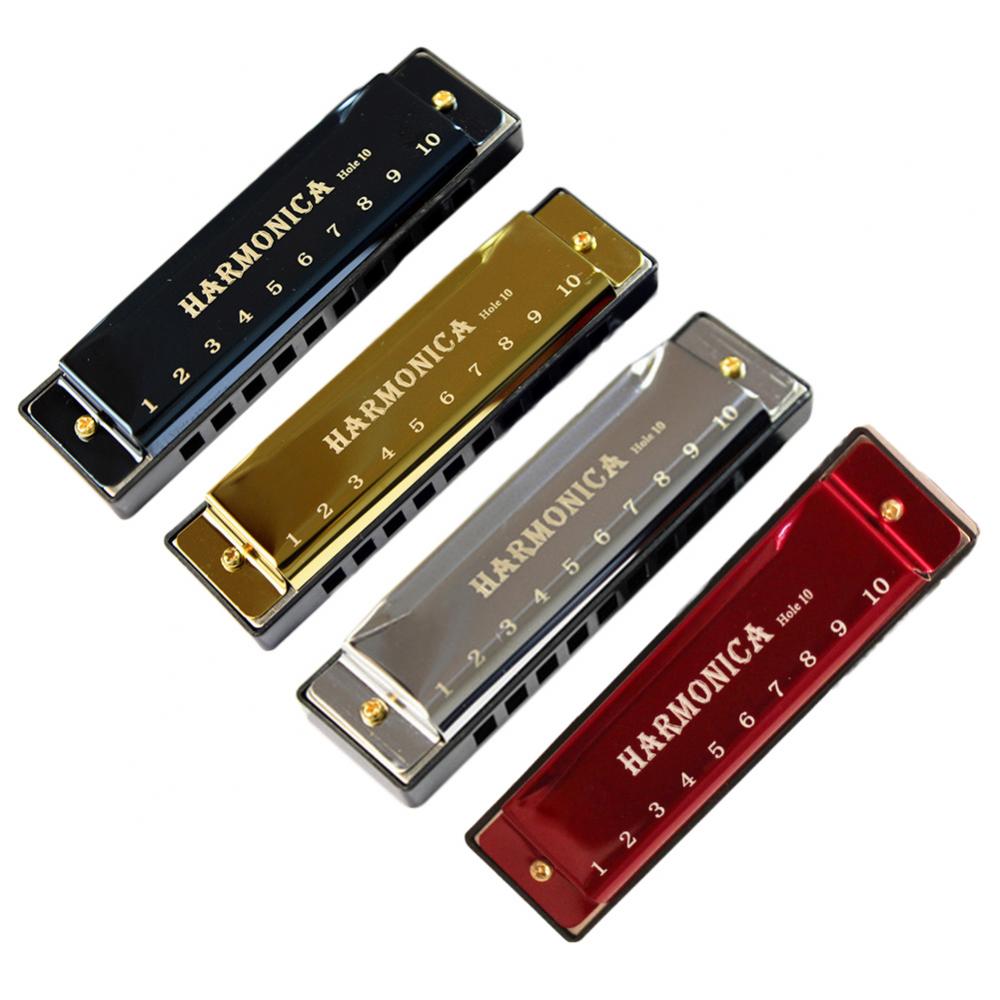 10 Holes Harmonica Musical Instrument Children Early Education Mouth Organ
