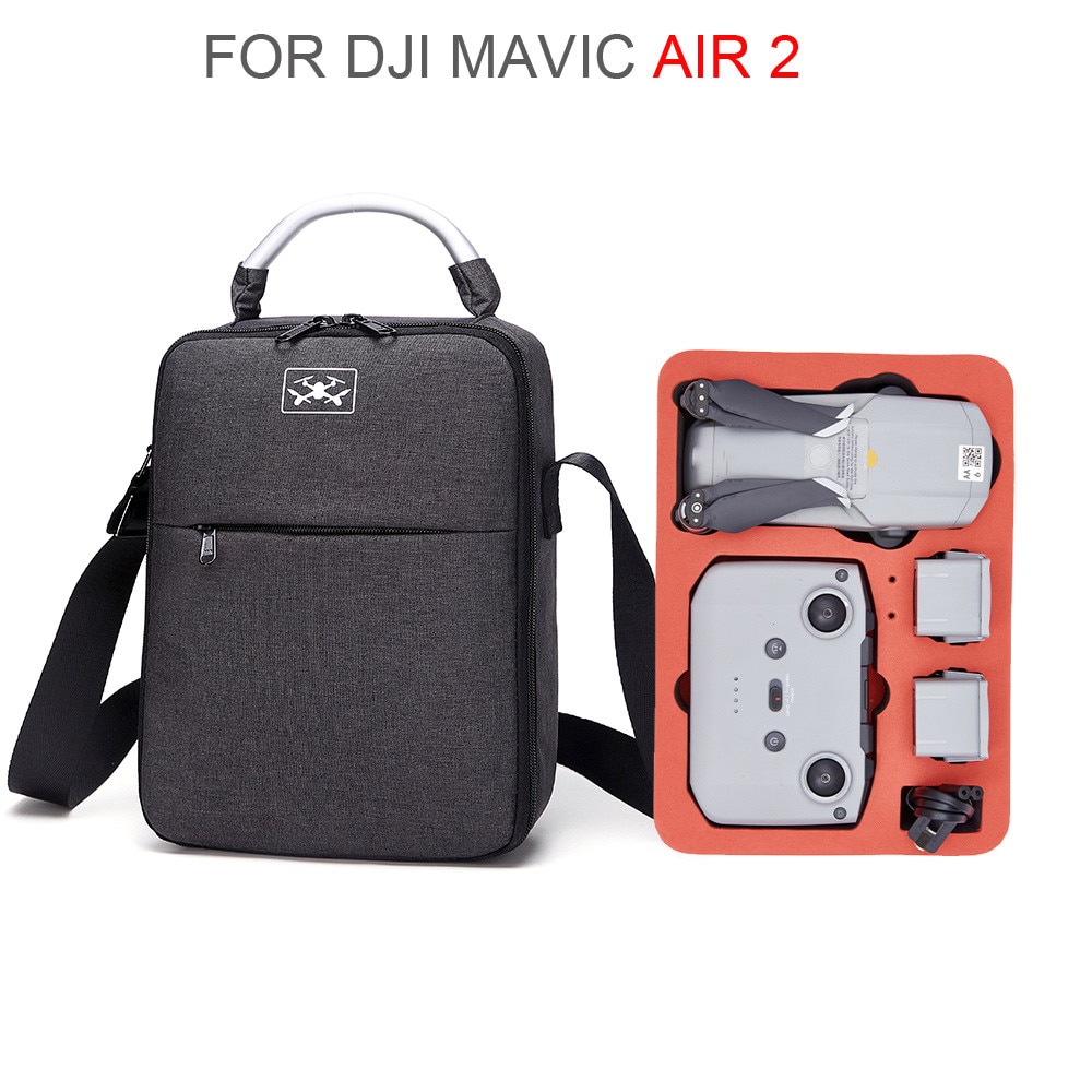 Bolsa de hombro portátil para DJI Mavic Air 2, estuche de viaje impermeable, bolsa de almacenamiento para DJI Mavic Air 2, accesorios para Drones