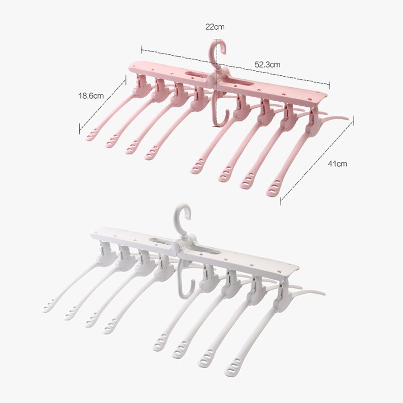 Foldable Hangers For Clothes Multi-Functional Hanger Clothes 360 Rotating Cascading Dryer Clothes Rack Foldable Drying Rack