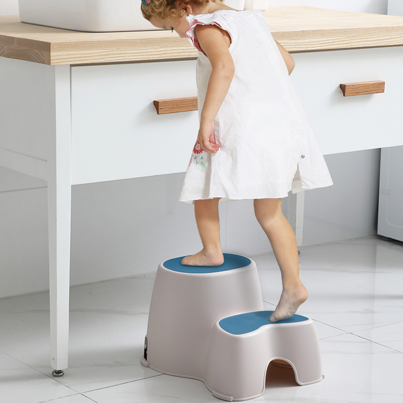 freundlicher kunststoff hocker waschbecken hocker Baby kleine Bank treppen Anti-Schleudern schritt leiter Baby schritt hocker