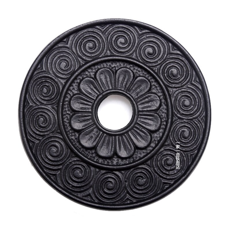 Base de théière en fonte japonaise, support de Pot en fonte base bouilloire Boutique fleur métal matelas isolation thermique WJ817: B