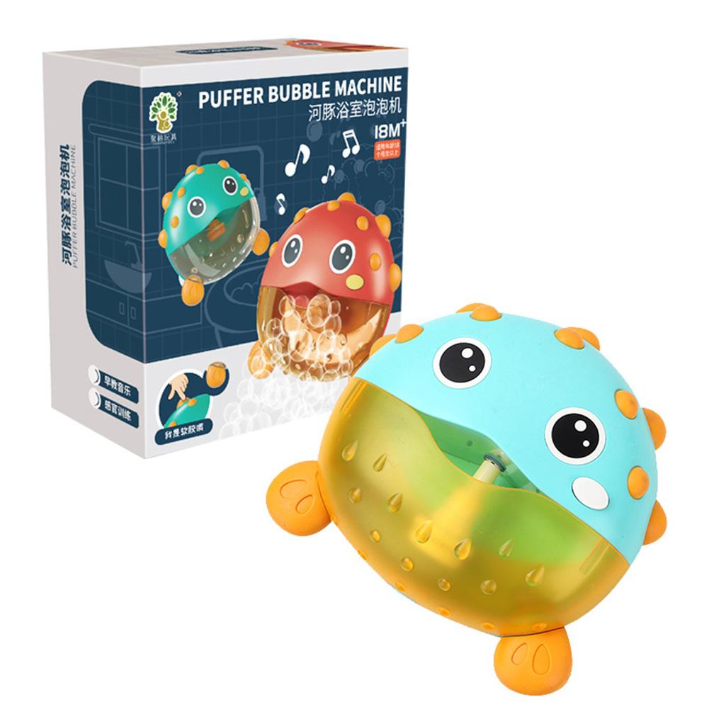 Puffer Vis Muziek Bubble Machine Ingebouwde 12 Klassieke Nummers Funnny Kinderen Bad Speelgoed