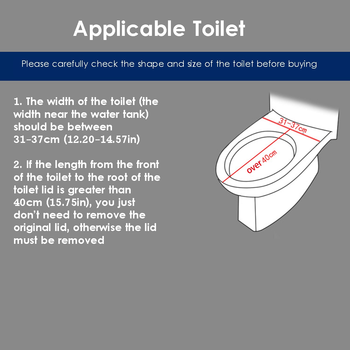 Raised Toilet Seat Lift Safety Height Elevated Disabled Elder Pregnant Toilet Seat Without Cover Bathroom Fixture 6/10/16cm