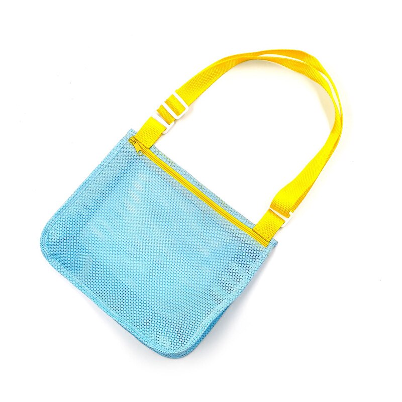 Borsa da spiaggia per bambini portatile per bambini borsa da spiaggia per bambini giocattoli da spiaggia per bambini borse a rete per stoccaggio zaino pieghevole per bambini: Color 1