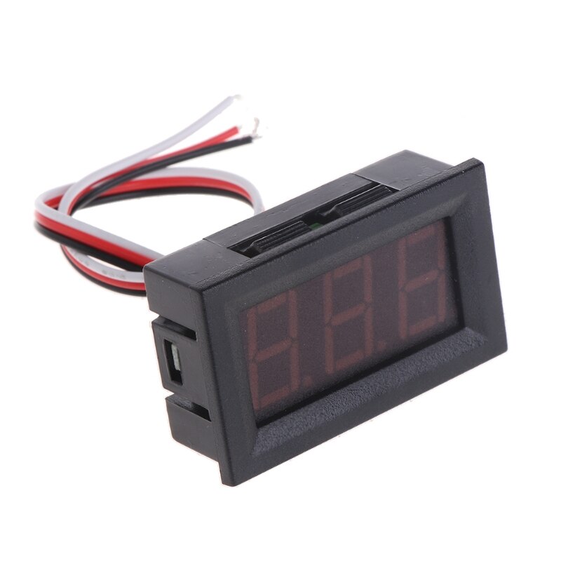 Mini Voltmeter Tester Digital Voltage Test Battery DC 0-40V Red/Blue/Green Auto Car
