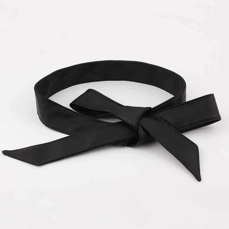 noir rouge blanc large Ceinture Corset Ceinture Femme Obi Style nœud papillon ceintures pour femmes robes Cummerbund Ceinture Femme: Black