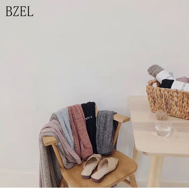 BZEL, pantalones de Casa de algodón para primavera y verano, pantalones de dormir informales para mujer, pantalones de Pijama liso, Pijama de cintura elástica para mujer, pantalones de talla grande