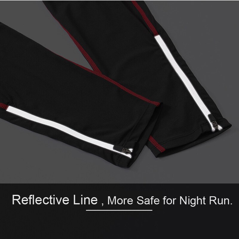 Pantaloni da ginnastica Uomini di Compressione Leggings Pantaloni per lo Sport degli Uomini Di formazione Da jogging slim Pantaloni Uomo Skinny Calzamaglie di compressione Pantaloni Della Chiusura Lampo