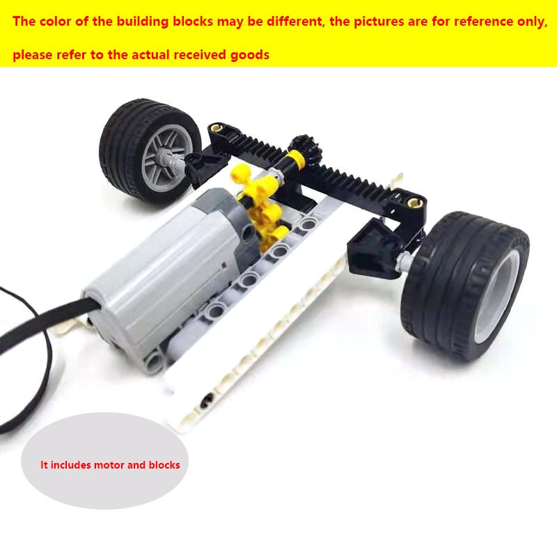 9686 techniczne samochodów przednie zawieszenie układ kierowniczy części zestawy z funkcji zasilania elektrycznego serwosilnik i koła zabawki luzem zestaw: z Motor i koło