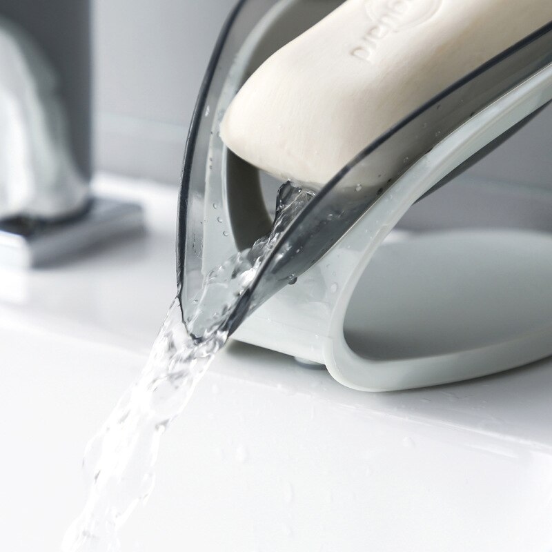 Tragbare Seife Gericht Abfluss Kasten Blatt Geformte Seife Kasten Schlecht Schlecht Seife Gestell Kasten Schlecht Lieferungen BathroomSupplies