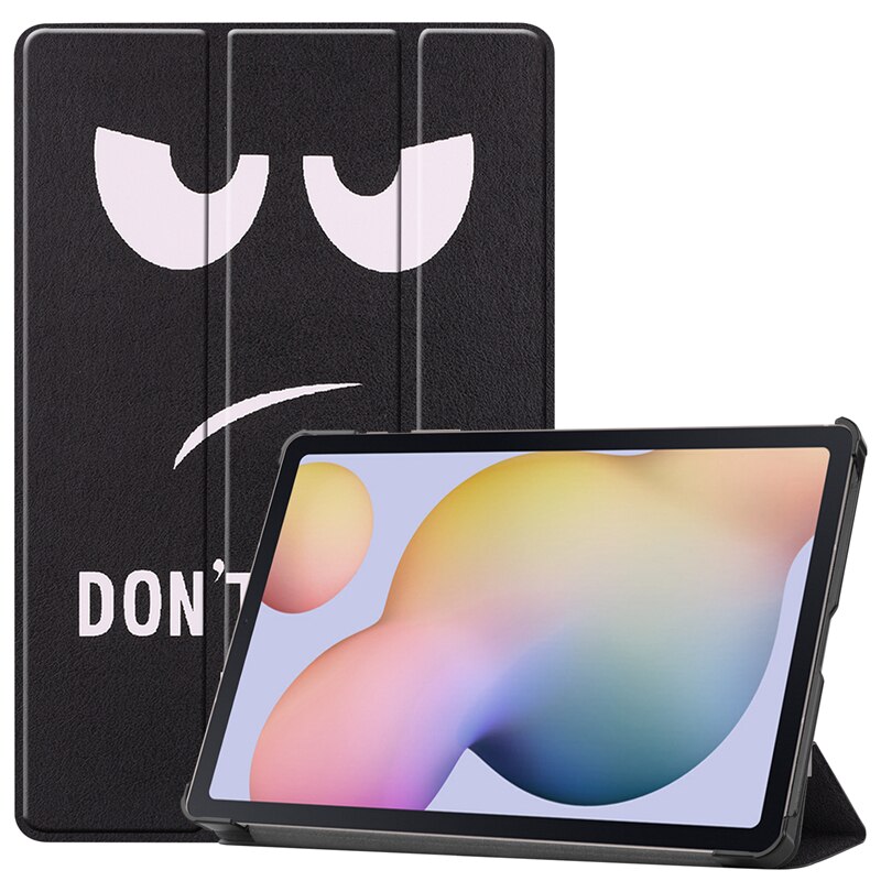 Magnetyczny Smaer PU skórzany pokrowiec do Samsung Galaxy Tab A7 SM-T500 SM-T505 SM-T507 10.5 "Tablet Funda Cover: T500-DY