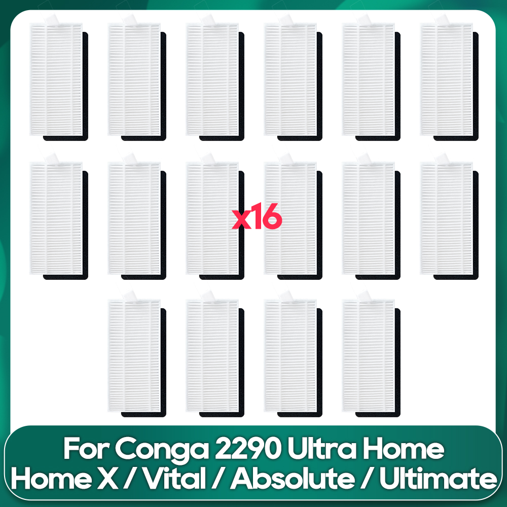 Compatible For Conga 2290 Ultra Series(05661) Replacement Main Side Brush Cover Hepa Filter Mop Cloths Wipe Accessories: MULTI