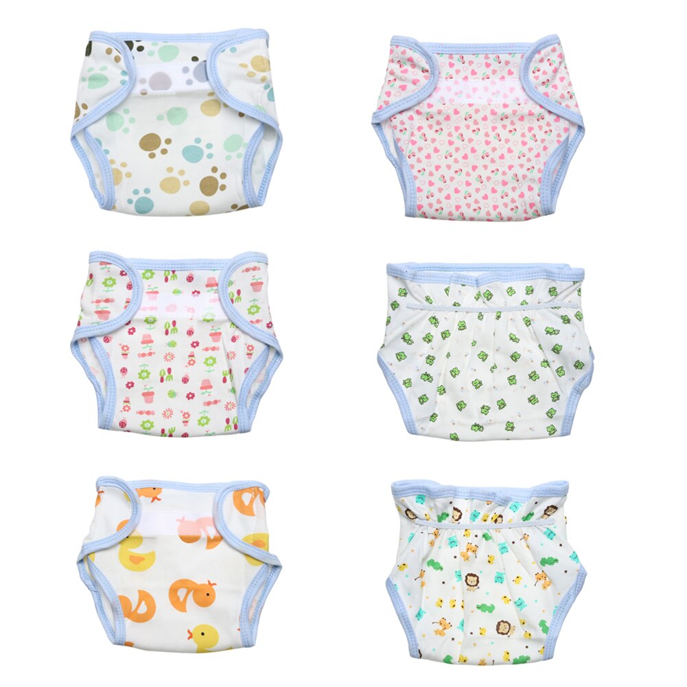 Cartoon Baby Children's Diaper Pants, Pure Cotton Soft And Comfortable, Baby Training Diapers, Adjustable Size