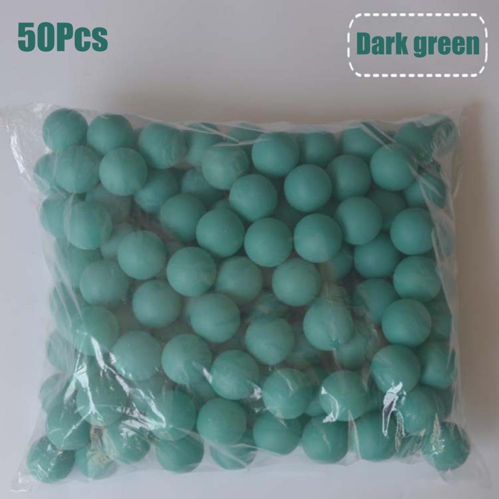 Balle de Ping-Pong givrée de couleur vive, Portable, résistant à la rouille, pour pratique, 50 pièces/paquet, 40mm