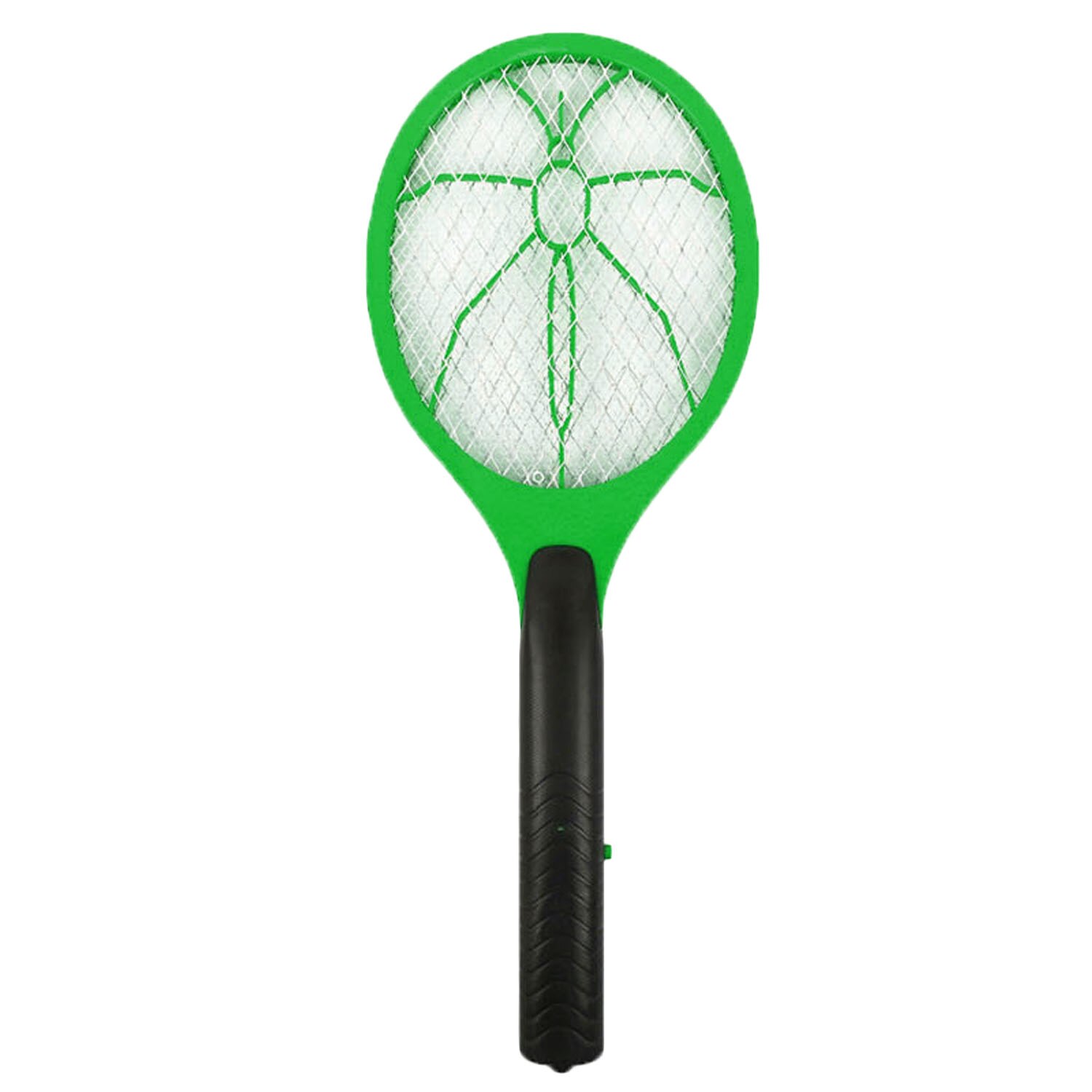 Behogar Batterien Energie Elektrische Fliegen Insekt Moskito-klatsche Zapper Schläger Mörder Insekt mit 3-schicht Sicherheit Netz für Hause drinnen: Grün