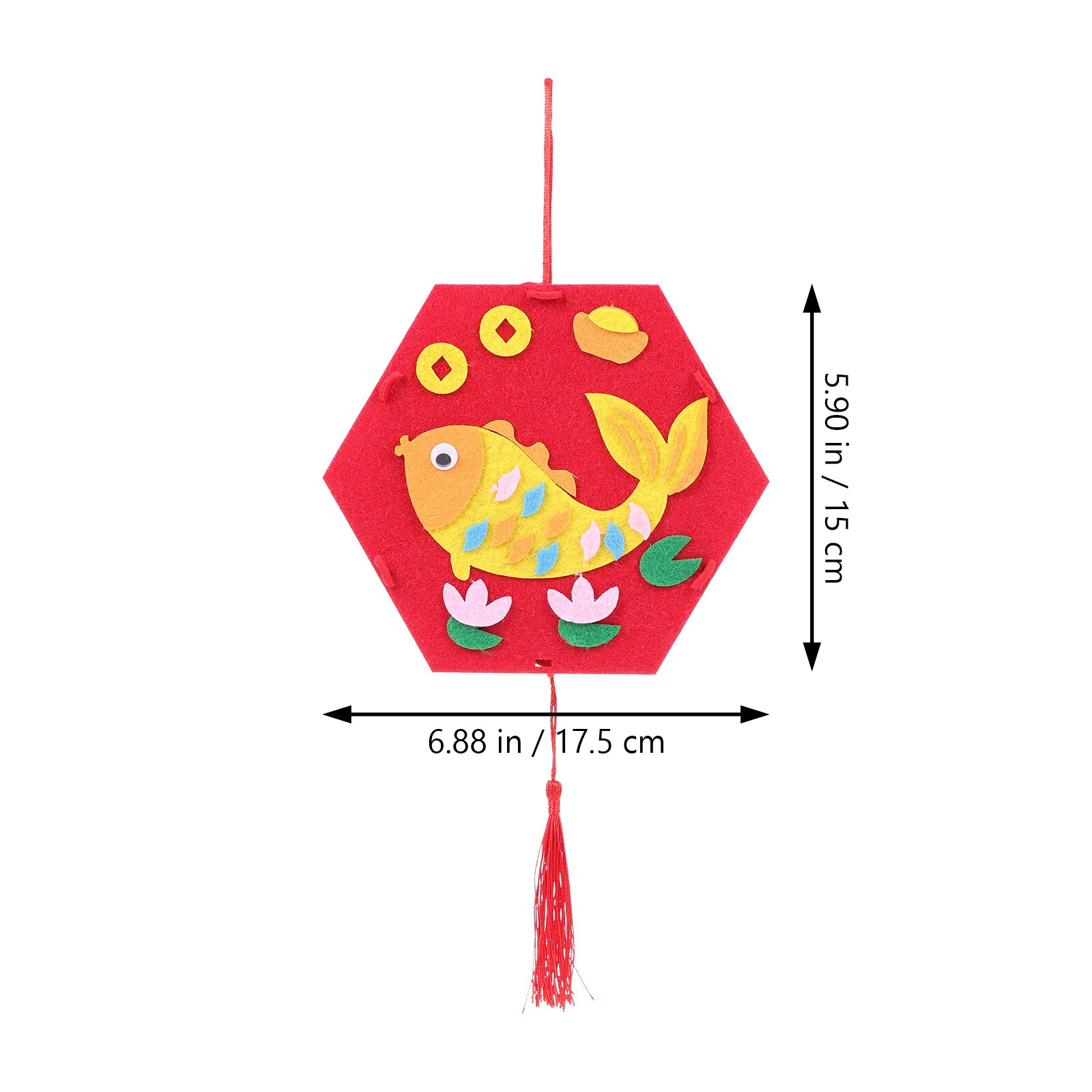 3pcs Chinese Lanterns Decorations Kindergarten Decoration Lantern DIY Material Chinese Year Lantern