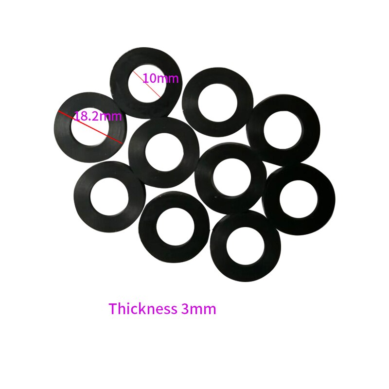 Gummi o ring bruser vvs slange gummi pakning ring pakning standard dele til vandhane tilslutning 10 stk.
