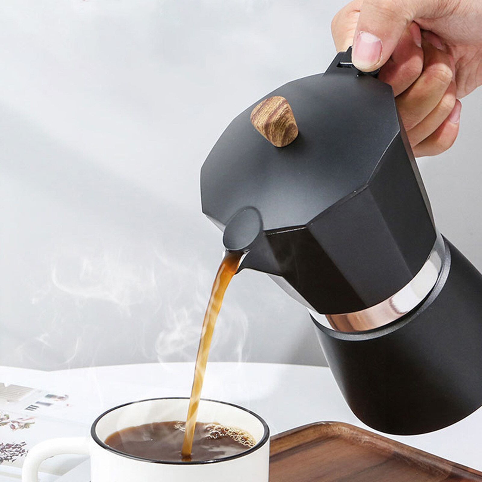 Coffee Maker Pot Aluminum Mocha Espresso Percolators Pot Coffee Kettle Cafetera Espresso Percolators Stovetop Coffee Maker