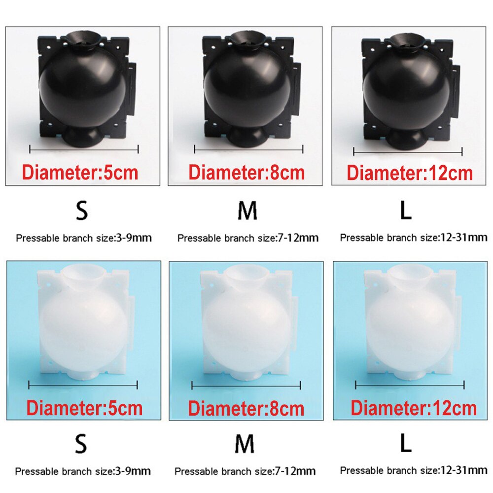 Plantenwortelbal planten enten kweekbak apparaat plantenwortelkweekkoffer tuinrozen fruitbomen 5/8/12cm diameter
