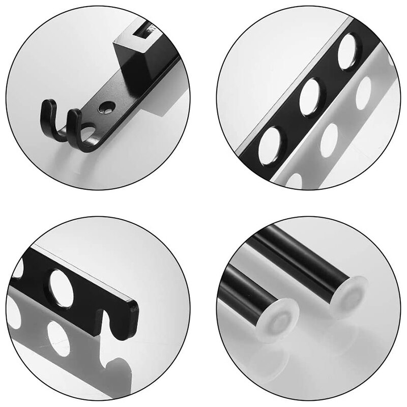 Wall Mount Clothes Hanger Rack Retractable Clothes Rack Wall Hangers for Clothes Closet Organizers and Balcony