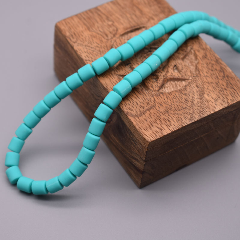 6mm Polymer Clay Tube Beads Loose Spacers Beads for Jewelry Making DIY Findings Bracelet Necklace Accessory: Yellow