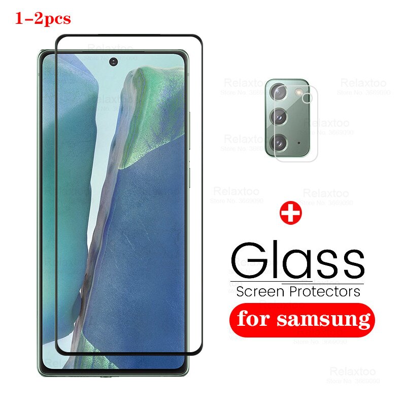 Full Protective Glass For Samsung Galaxy Note20 case Tempered Glass for Samsung Note 20 5G Camera Protector cover 1-2pcs samsun