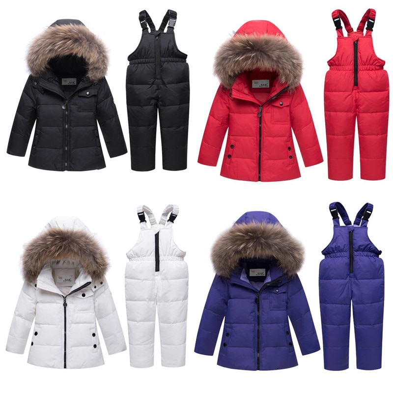 nueva chaqueta de plumón para niños ropa de invierno para bebés conjunto de chaqueta de plumón para bebés y niñas ropa de invierno overoles abrigo infantil