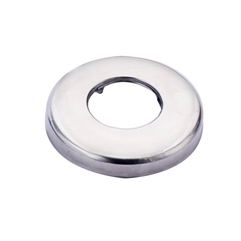 77JB Wall Split Flange Split Round Escutcheon Plate Water Pipe Faucet Decor Cover: 58x25x10mm