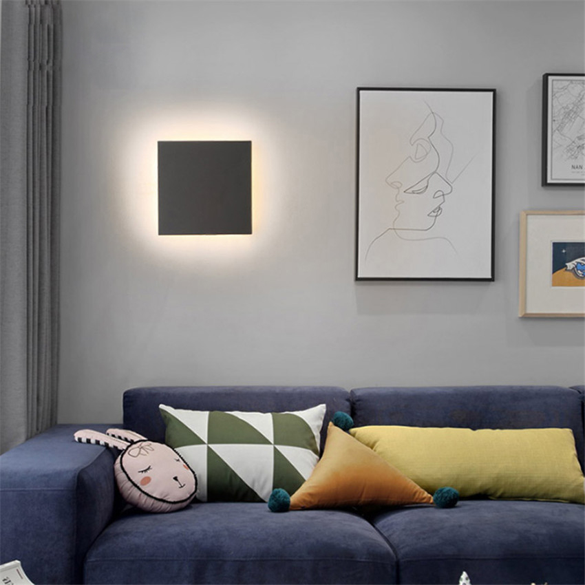 10W Led Wandlamp Buiten Waterdichte Moderne Nordic Stijl Indoor Wandlampen Woonkamer Veranda Tuin Lamp NR-211