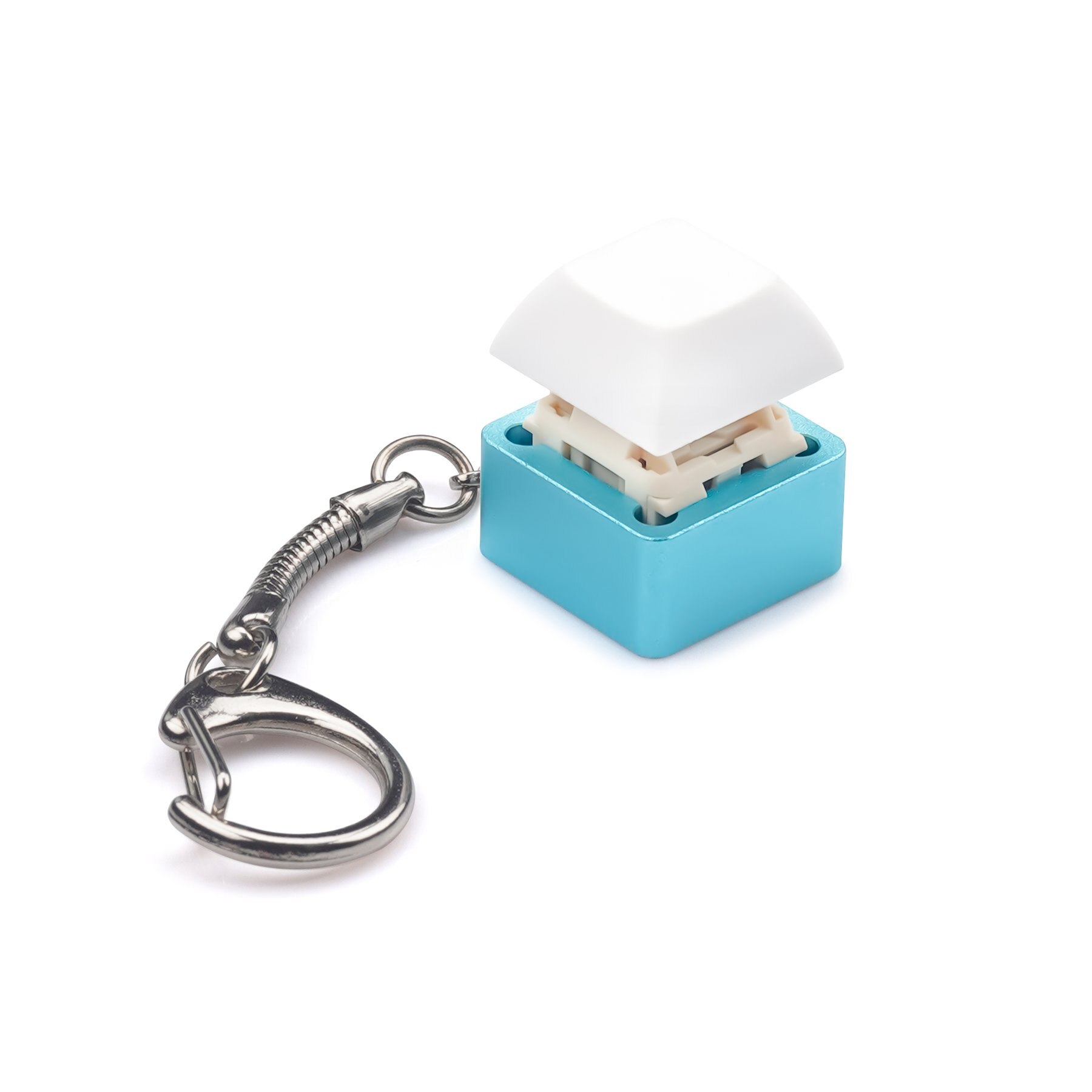 KBDfans CNC Aluminium Mehrfarbig Keychain: cyan