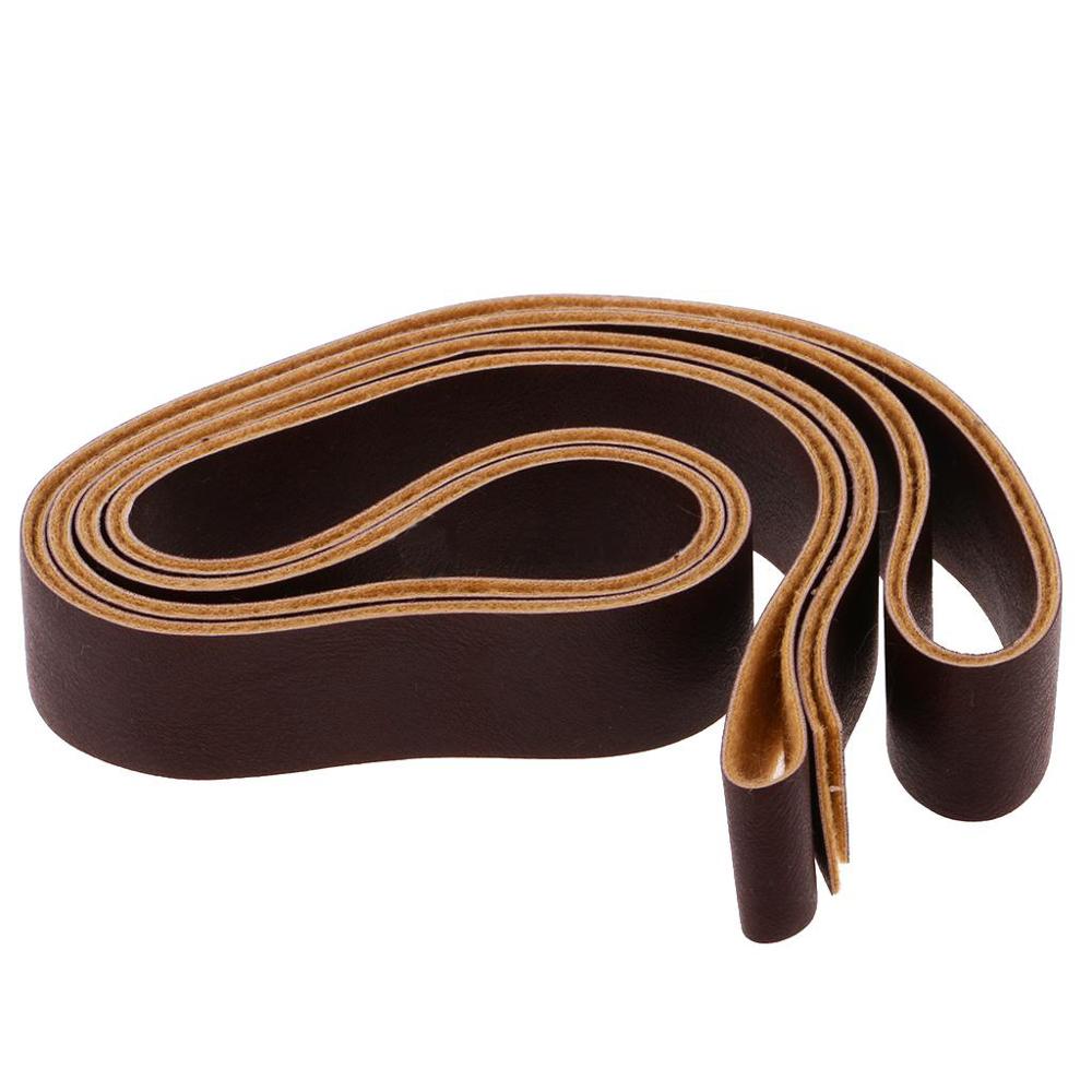 10M Simulatie Lederen Strip Handgemaakte Diy Bagage Accessoires Bagage Riem Leeg Kan Worden Stervende Zachte Reistas Strip 4 kleuren: Dark Coffee