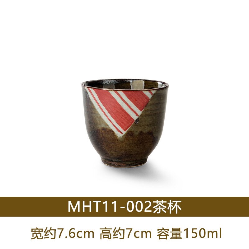 150ml japanska koppar tekopp vinglas stengods keramik restaurang vattenkopp med kopp kaffekopp: Mht 11-002