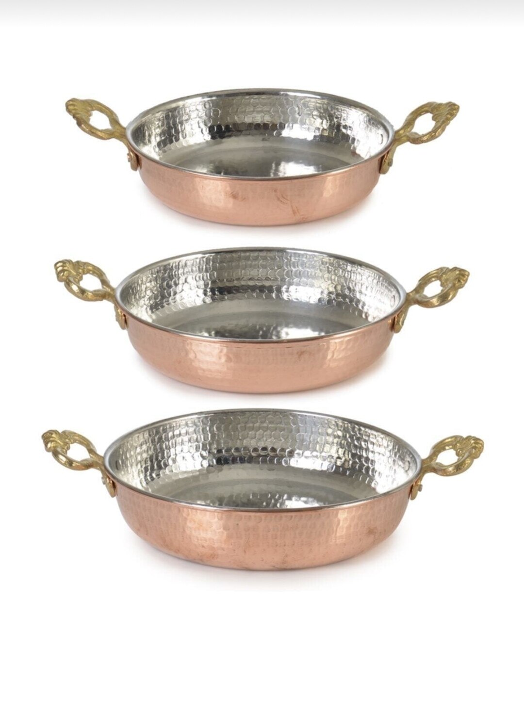 BAKIR SAHAN-sartén de cobre de para hombres, omelette con más sabor, , presentación, 3 piezas