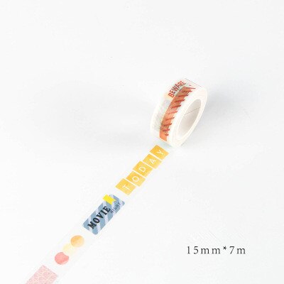 15mm X 7m Learn Tool identification Masking Washi Tape Decorative Adhesive Tape Decor Diy Sticker Label Stationery: Logo