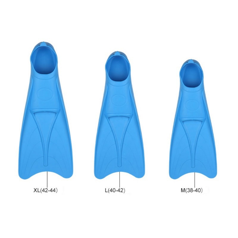 M-XL Diving Fins Submersible Foot Training Flippers Flexible Submersible Shoe Swimming Fins Rubber Snorkeling