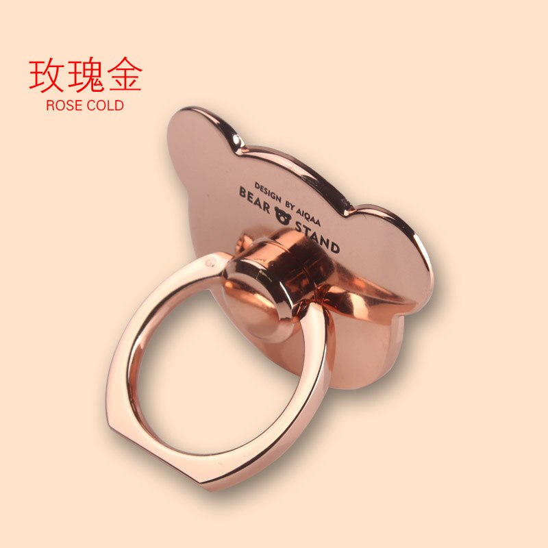 Anillo de dedo para teléfono móvil, soporte para Smartphone, iPhone XS, Huawei, Samsung: rose gold