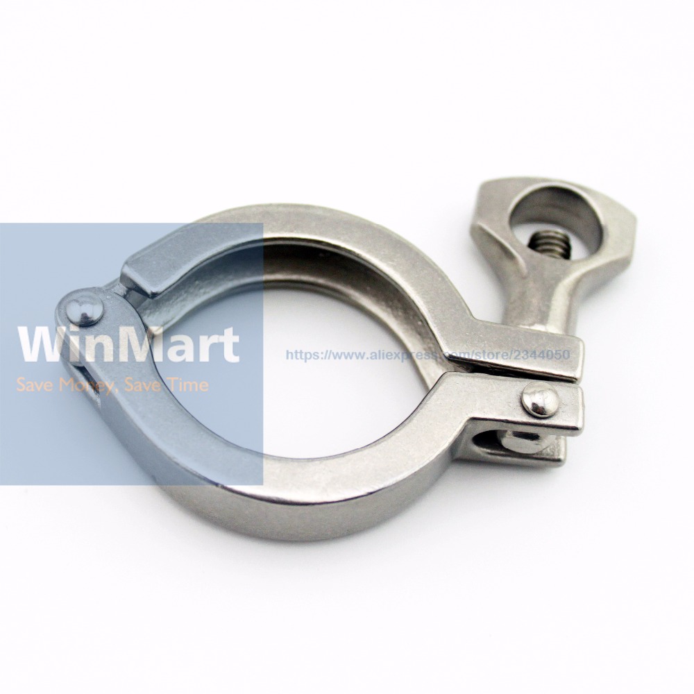 2" 51mm Tri Clamp Ferrule 64mm O/D 304 Stainless Steel Tri Clover Sanitary Fitting for home Brewing