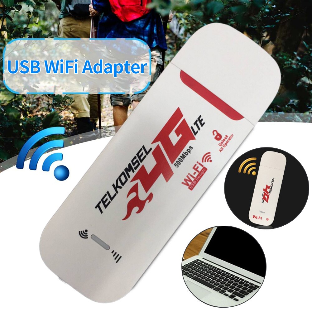 Plug And Play Modem 150Mbps 4G LTE Mini Portable Hotspot Network Card USB Universal Home Office Wifi Adapter Dongle For Laptop