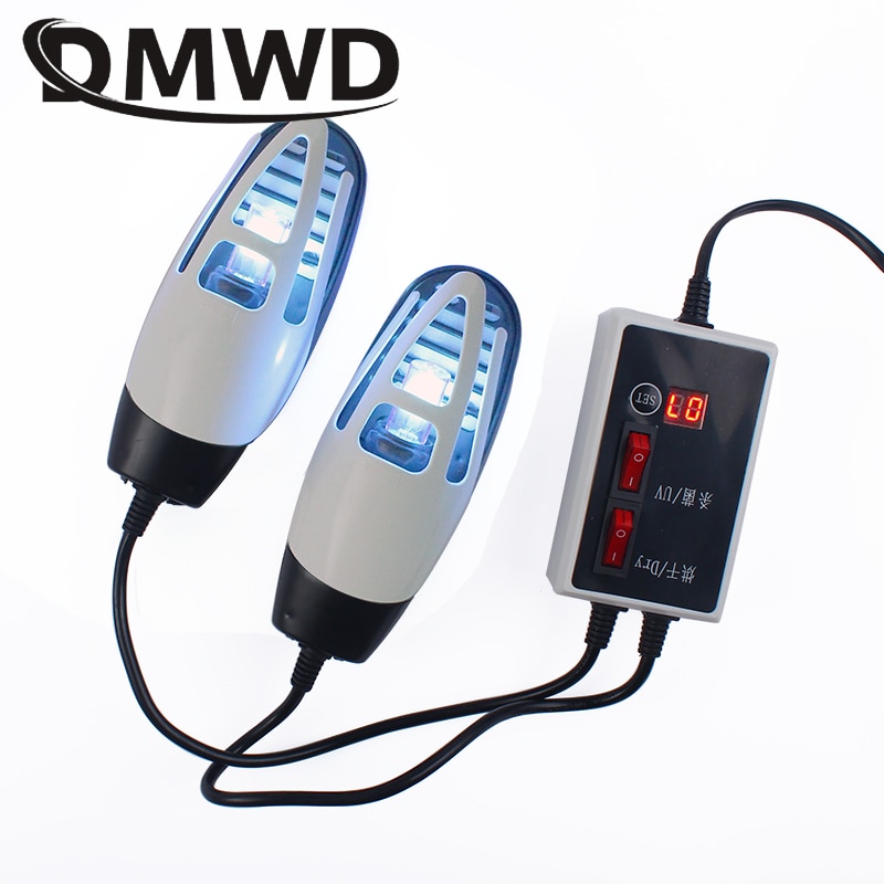 DMWD Electric Shoes Dryer UV Odor Deodorant Drier Ultraviolet Bake Foot Protector Boot Drying Machine Heater Warmer