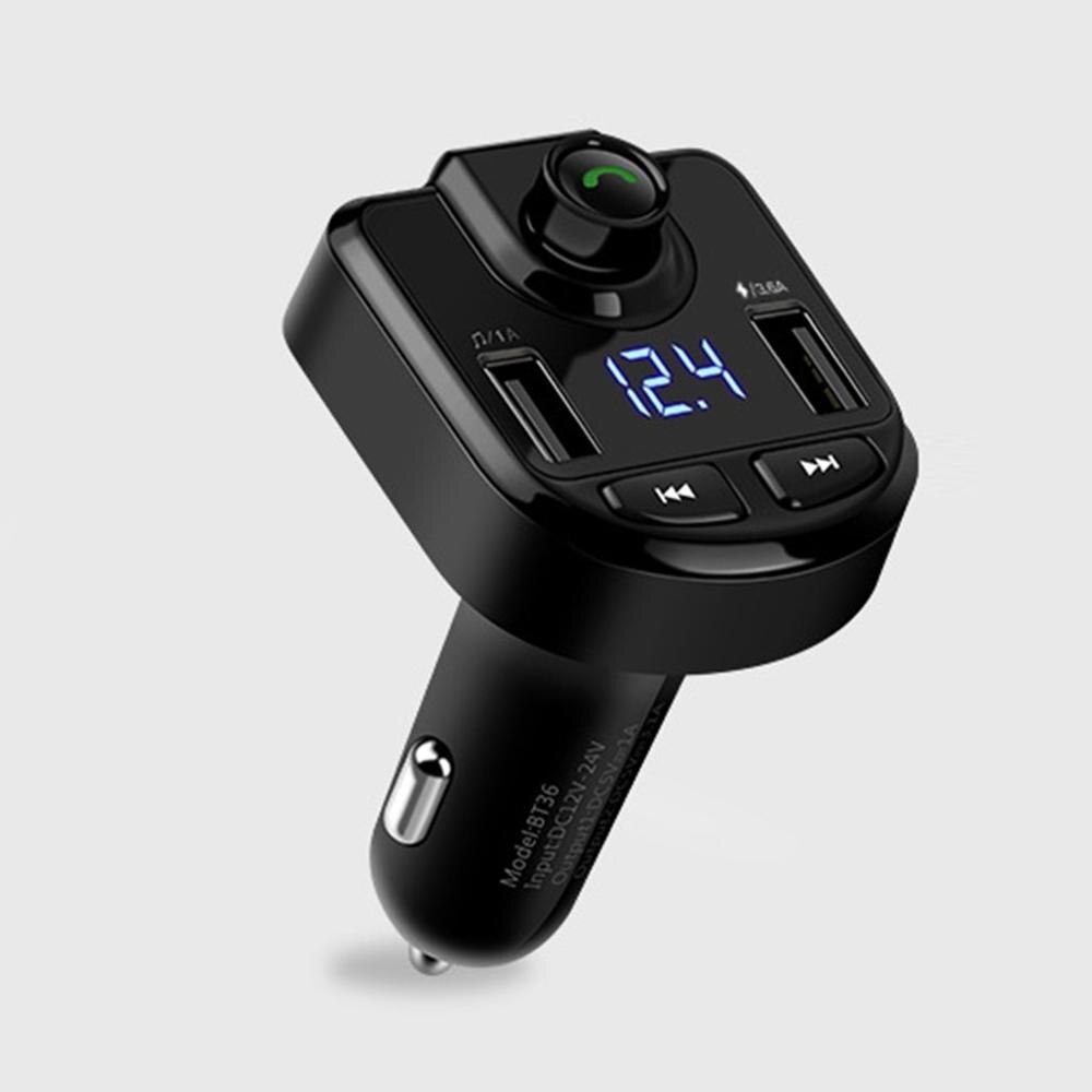 BT36 Car Kit MP3 Player FM Transmitter Auto AUX Wireless Car Modulator Radio USB Car Charger Remote Control