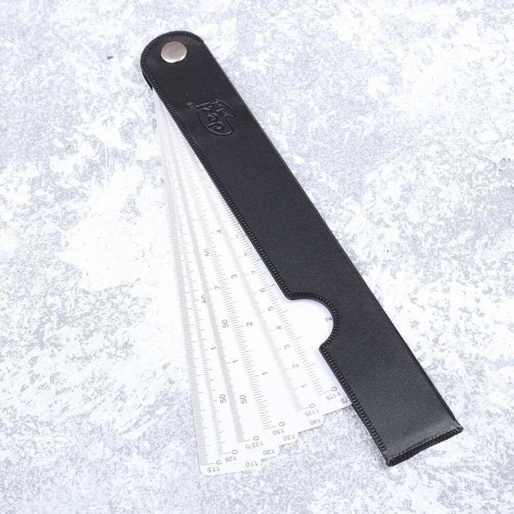 Folding Sector Ruler Multifunctional Scale Ruler Student Drawing Painting Art Supplies (White)