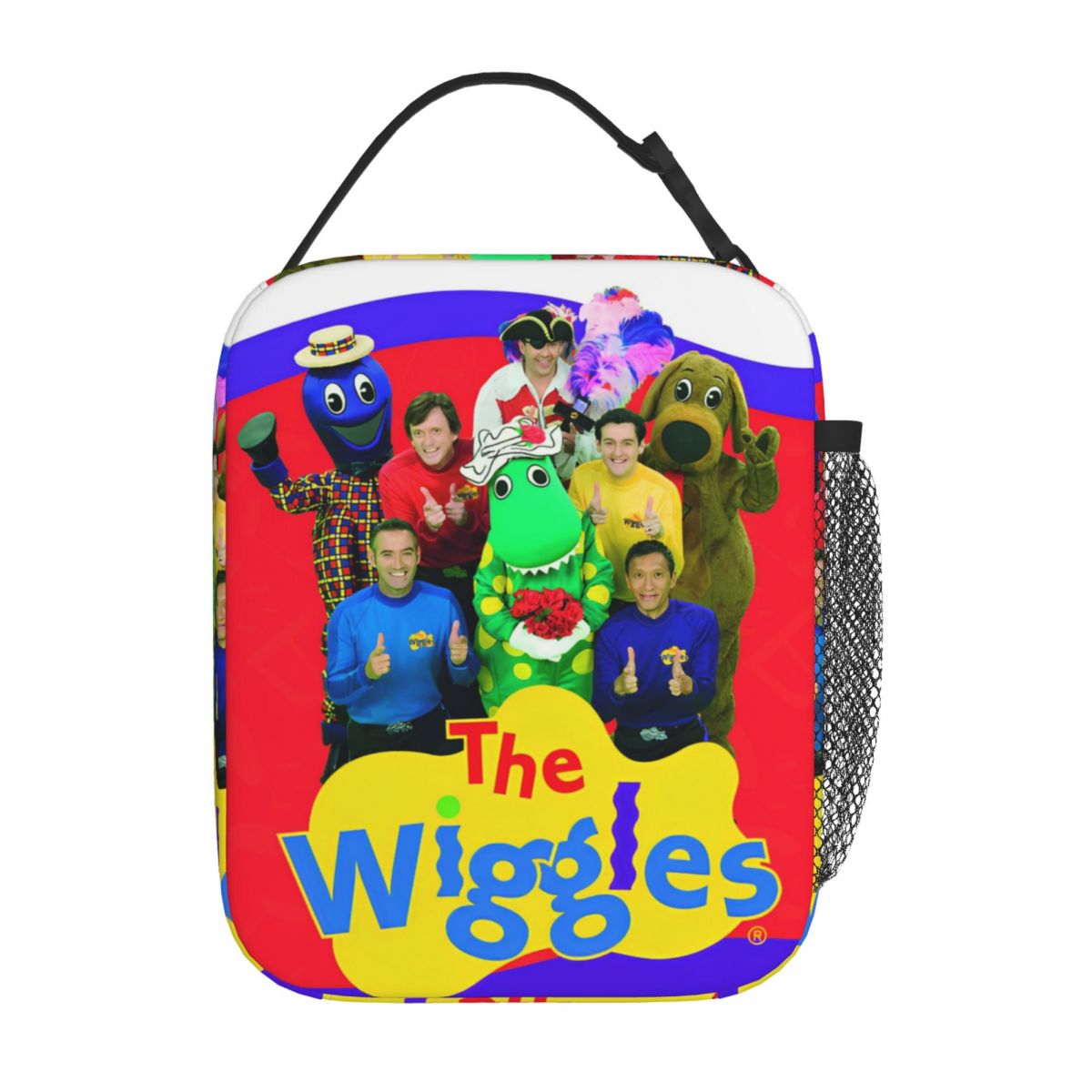 Wiggles program telewizyjny zespół muzyczny izolowana torba na drugie śniadanie do szkolnego biura pojemnik na żywność lodówka wielokrotnego użytku termiczne pudełka na drugie śniadanie: Default Title