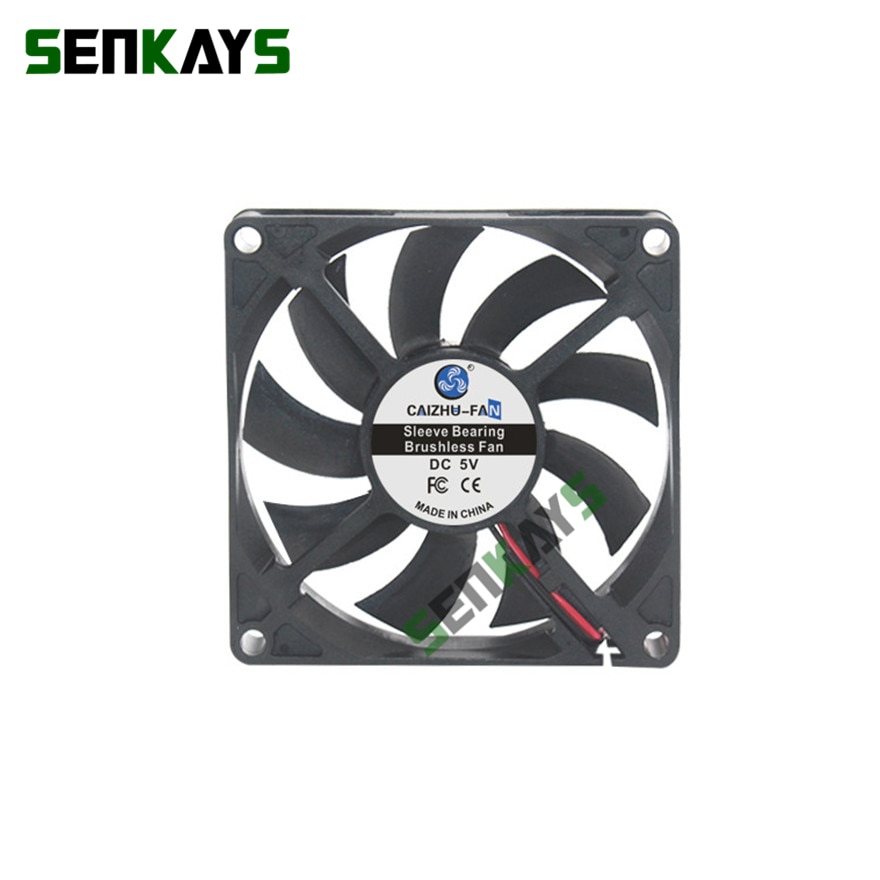 8015 80MM 80*80*15MM DC 5V 12V 24V Ultra-mince USB ventilateur de refroidissement ordinateur CPU ventilateur de refroidissement ventilateur de refroidissement pour ordinateur portable 2pin