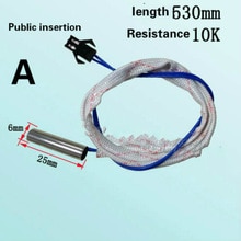 10K 50K 100K water heater Temperature Sensor Instant temperature control probe Cylindrical