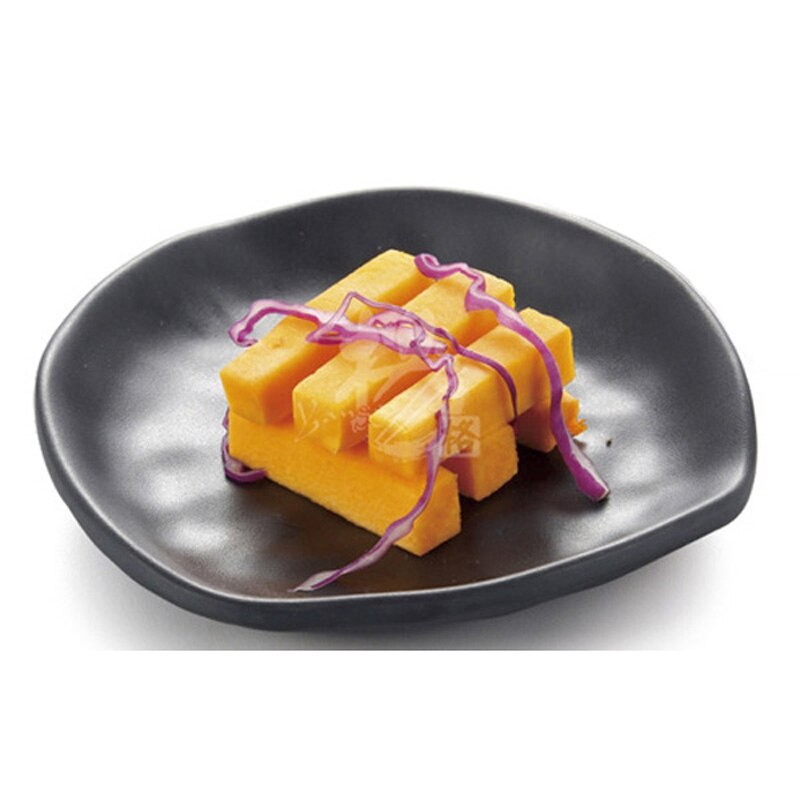 A5 mélamine vaisselle assiette à dîner assiette Larregular plat à soupe avec bouche mélamine porcelaine Imitation vaisselle assiette à rôtir