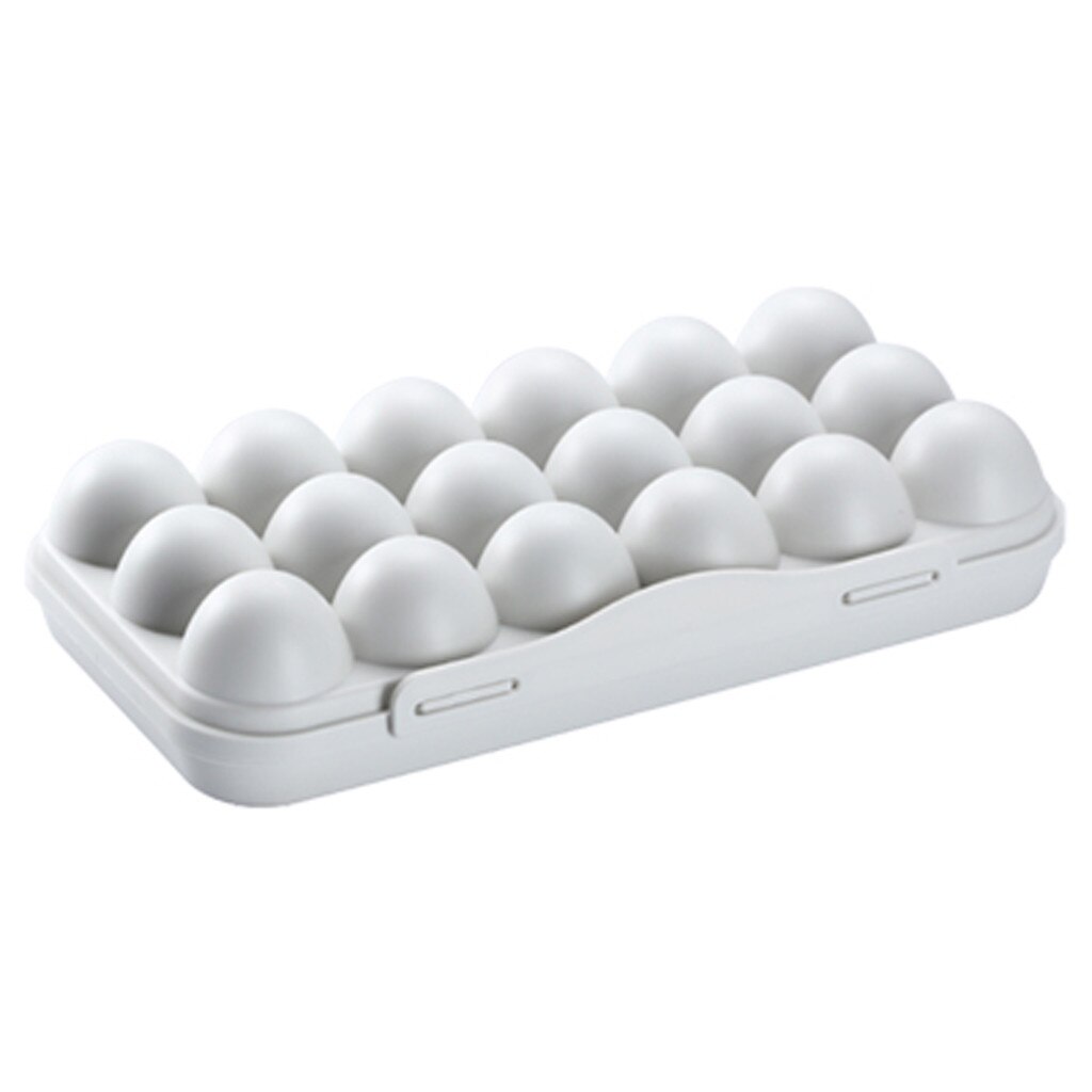 Porte-oeuf | Boîte de rangement d'œufs, bac à légumes de réfrigérateur, conteneur de rangement de cuisine domestique, organisateur de stockage d'œufs alimentaires: Gray 