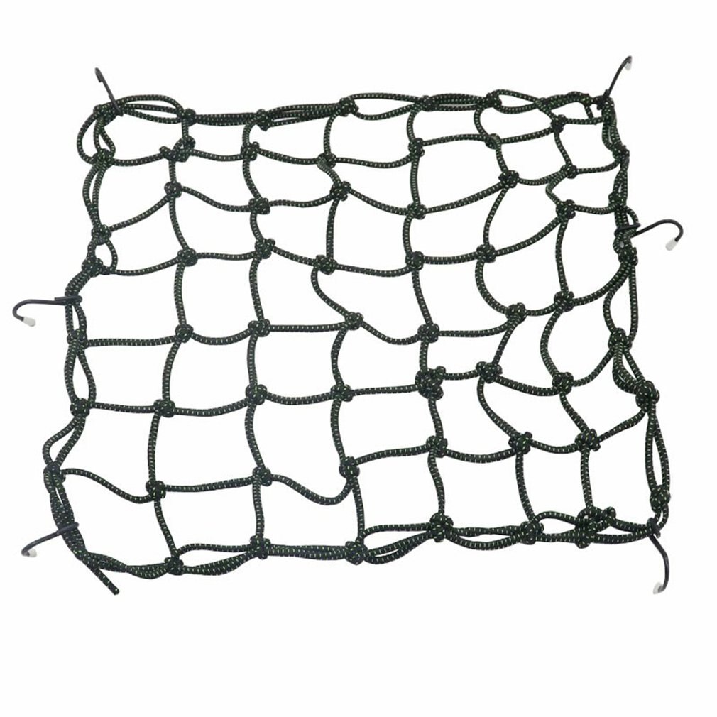 Filet élastique Araignée Pour Moto/vélo - 2 Pièces (28x28cm, 6 Crochets)