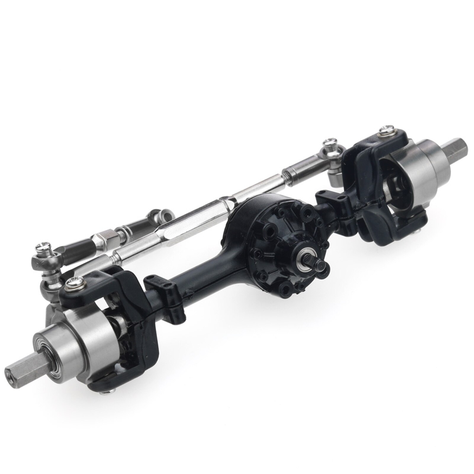 Vorne Medium Hinterachse und Getriebe Set Metall Ersatz für WPL RC Militär Lkw