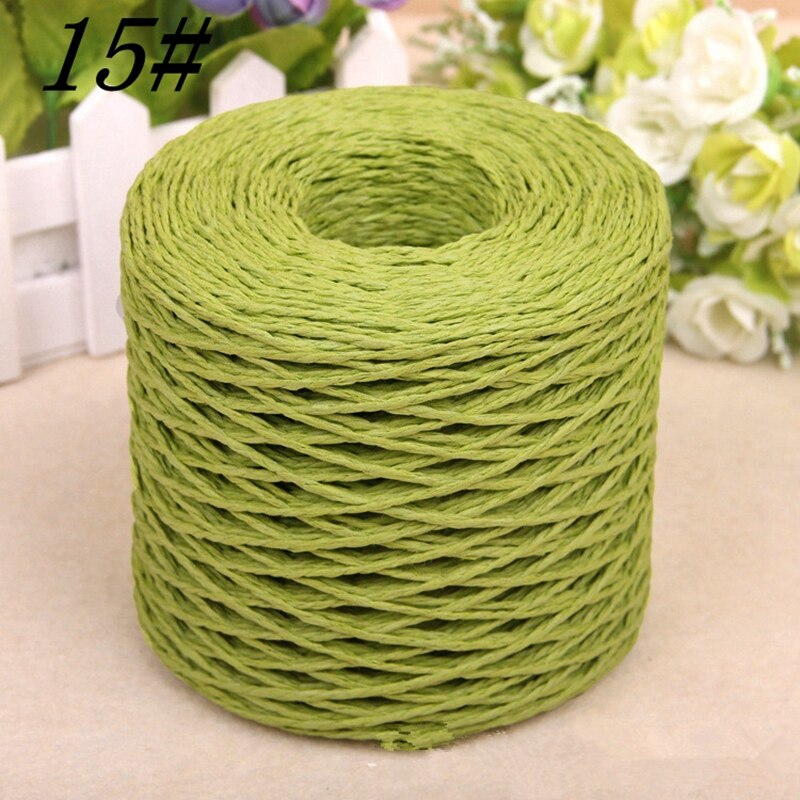 200 Yards Raffia Straw Rope Hat Yarn Paper Raffia Crochet Straw Yarn 2mm Organic TJM9110: Pattern 15