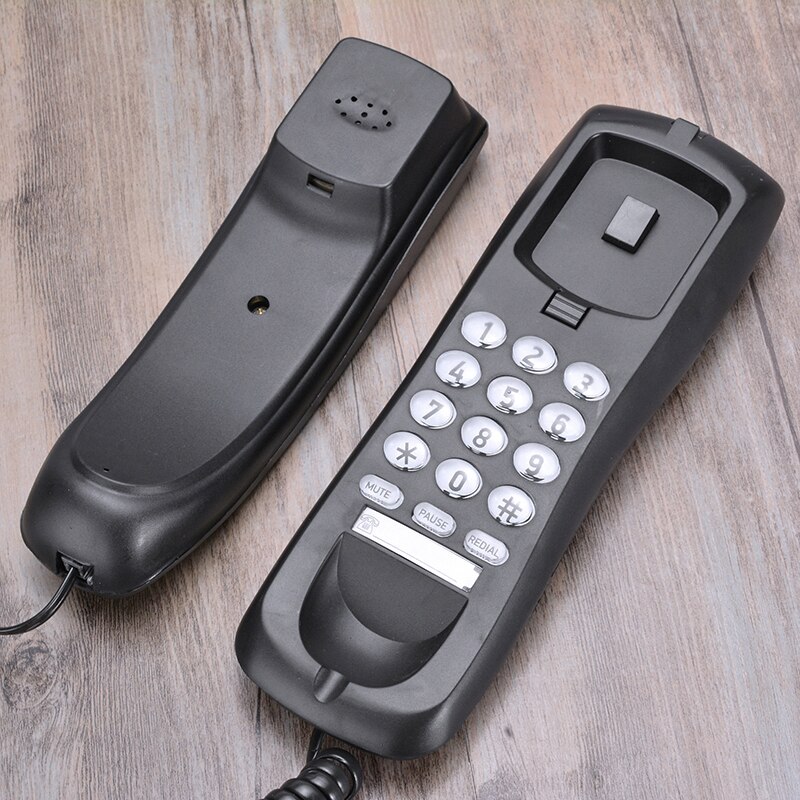 Universele Telefoon Compatibel Voor Thuis Familie Hotel Fsk/Dtmf Caller Id Telefoon Vaste Telefoon Voeding Zwart Wit